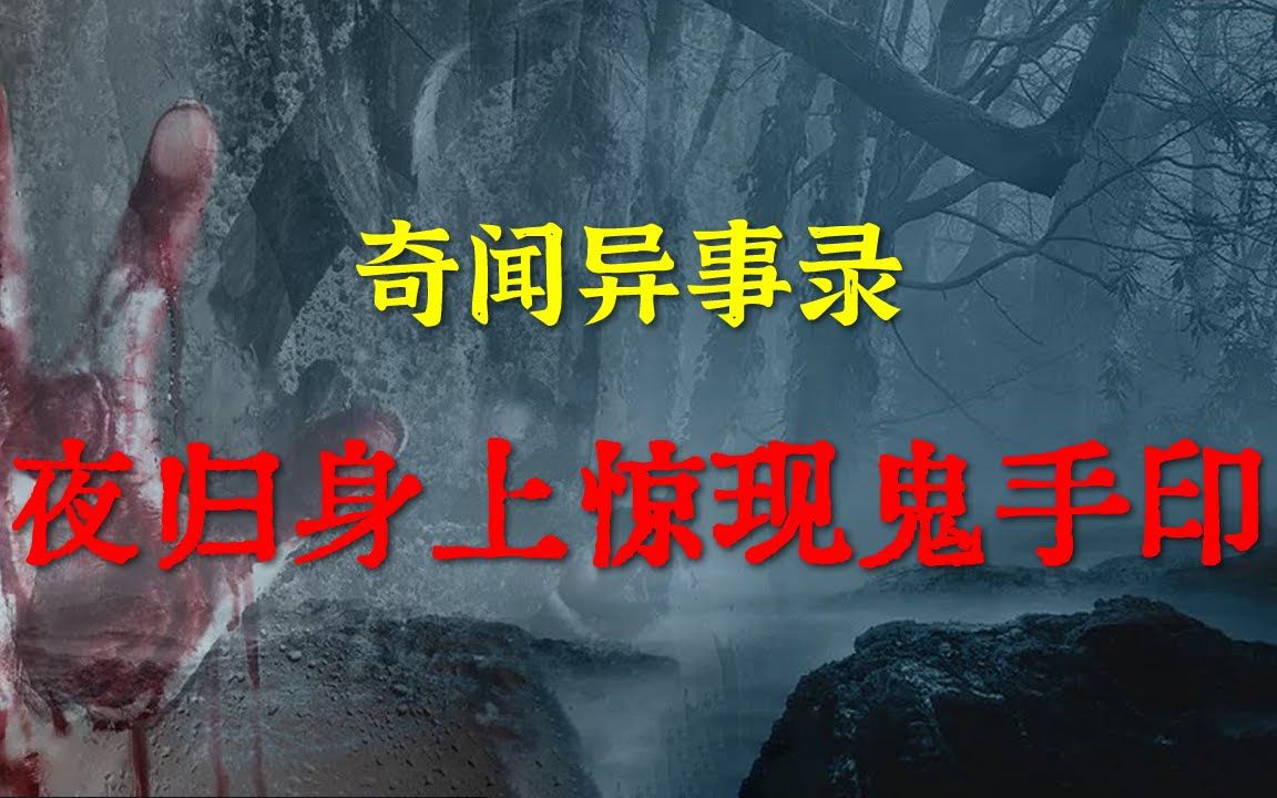 【奇闻异事录】夜归身上惊现鬼手印 | 鬼故事 | 灵异诡谈 | 恐怖故事 | 解压故事 | 网友讲述的灵异故事 「灵异电台」哔哩哔哩bilibili