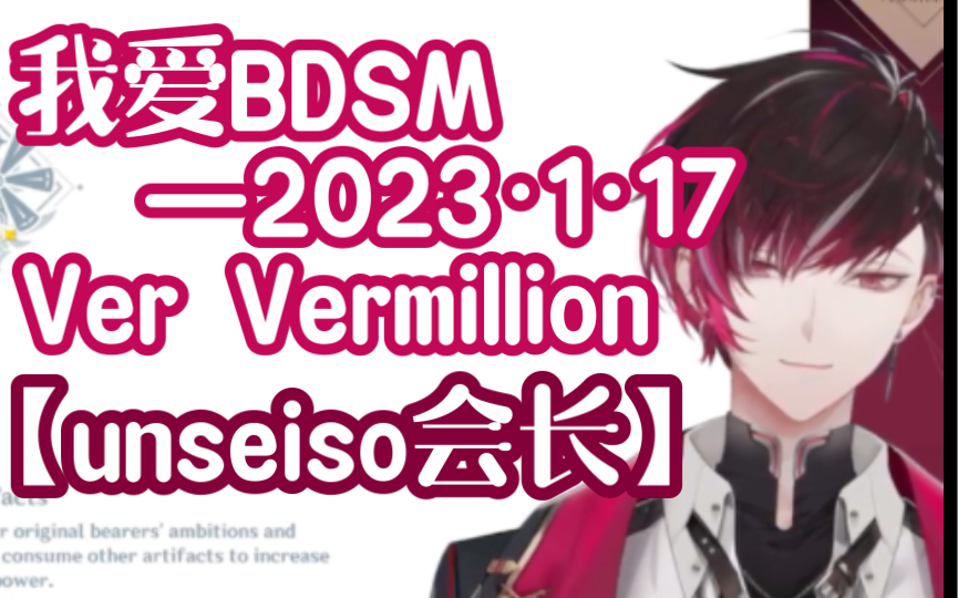 我爱BDSM——Ver Ver million 2023ⷱⷱ7【Ver Vermillion/短切】哔哩哔哩bilibili