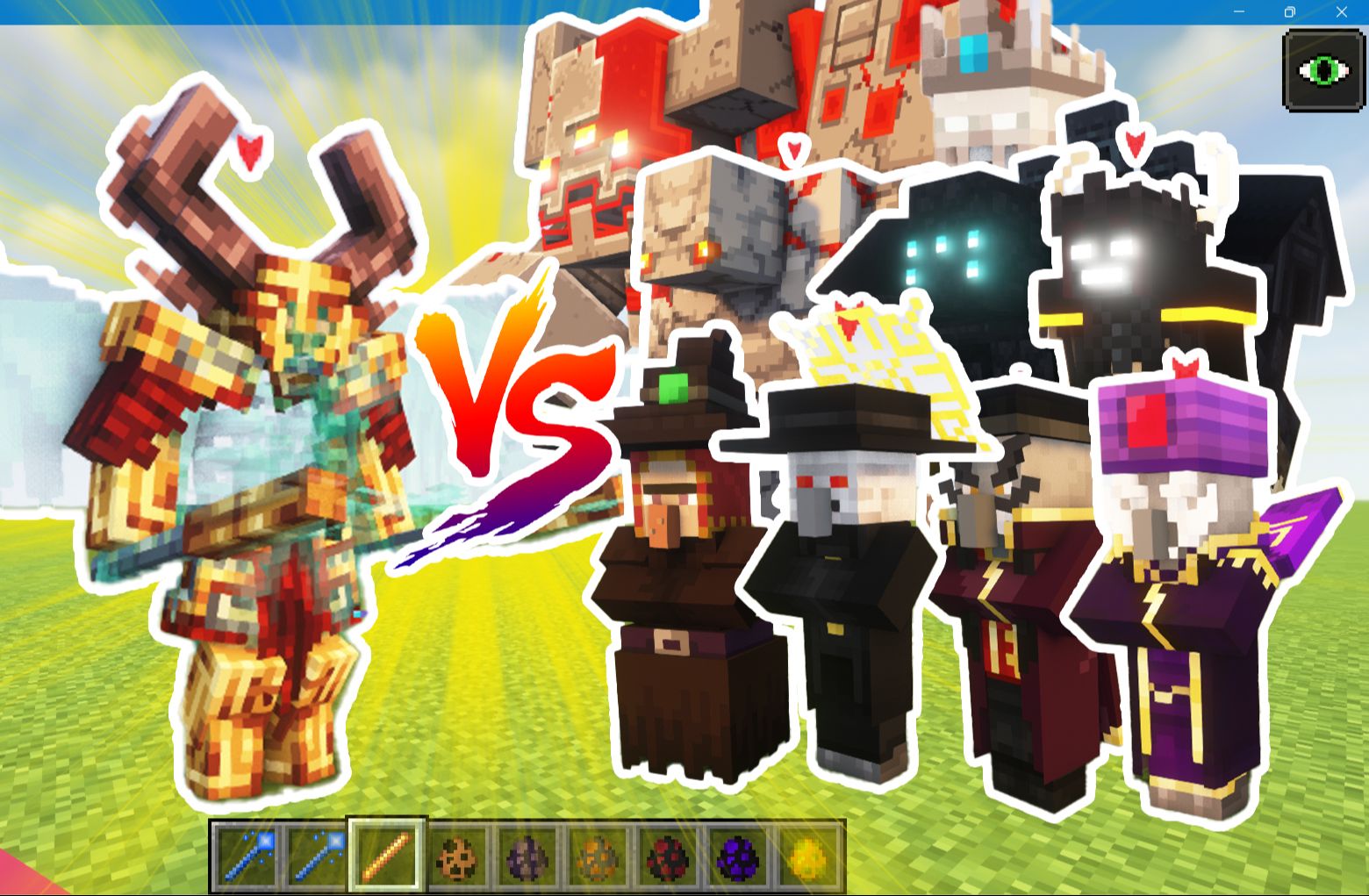 minecraft (我的世界):咒翼灵骸(new) vs goety(new) 1.20.