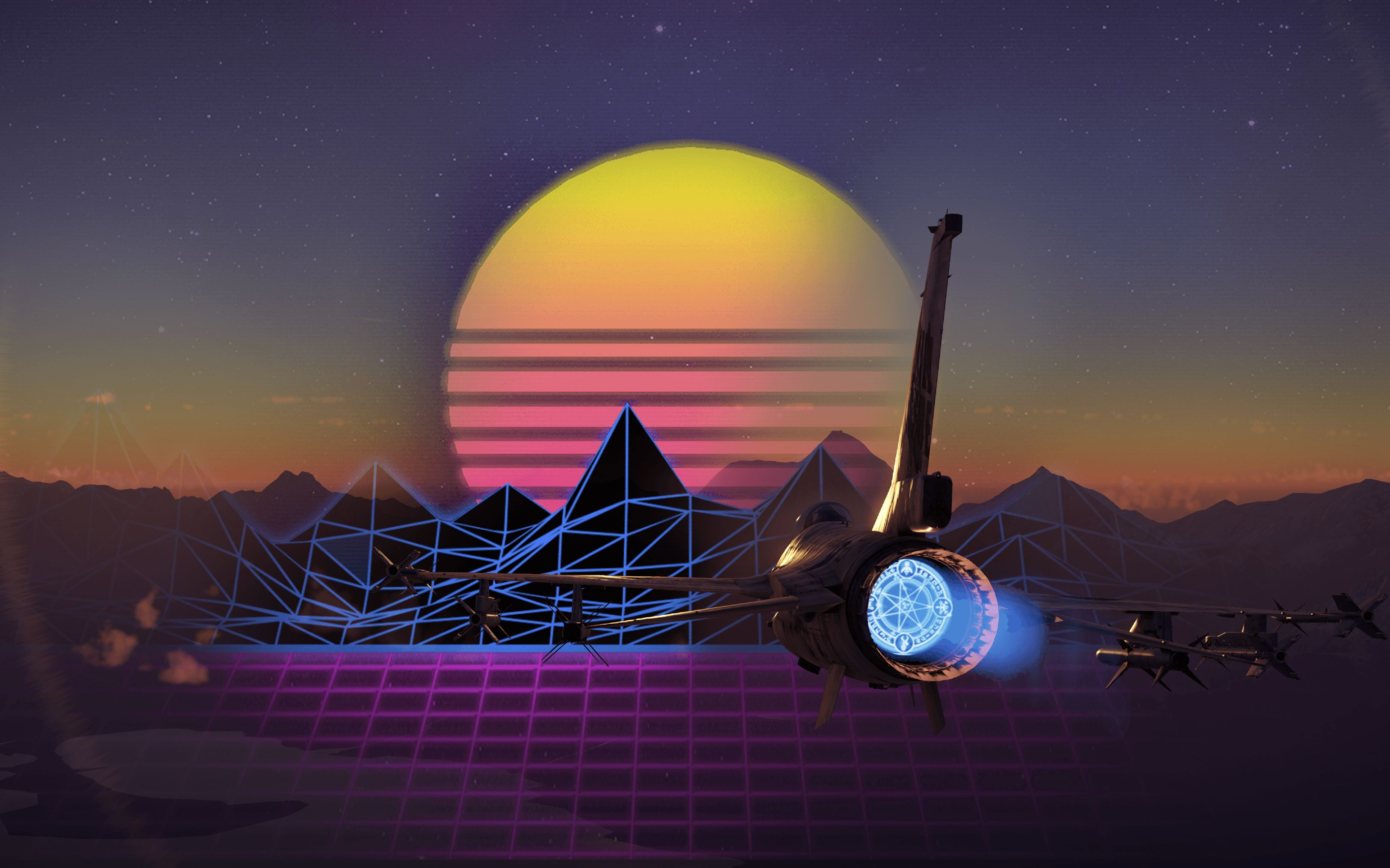 复古未来合成波配上战机优雅的舞蹈 —"303231 3637 35