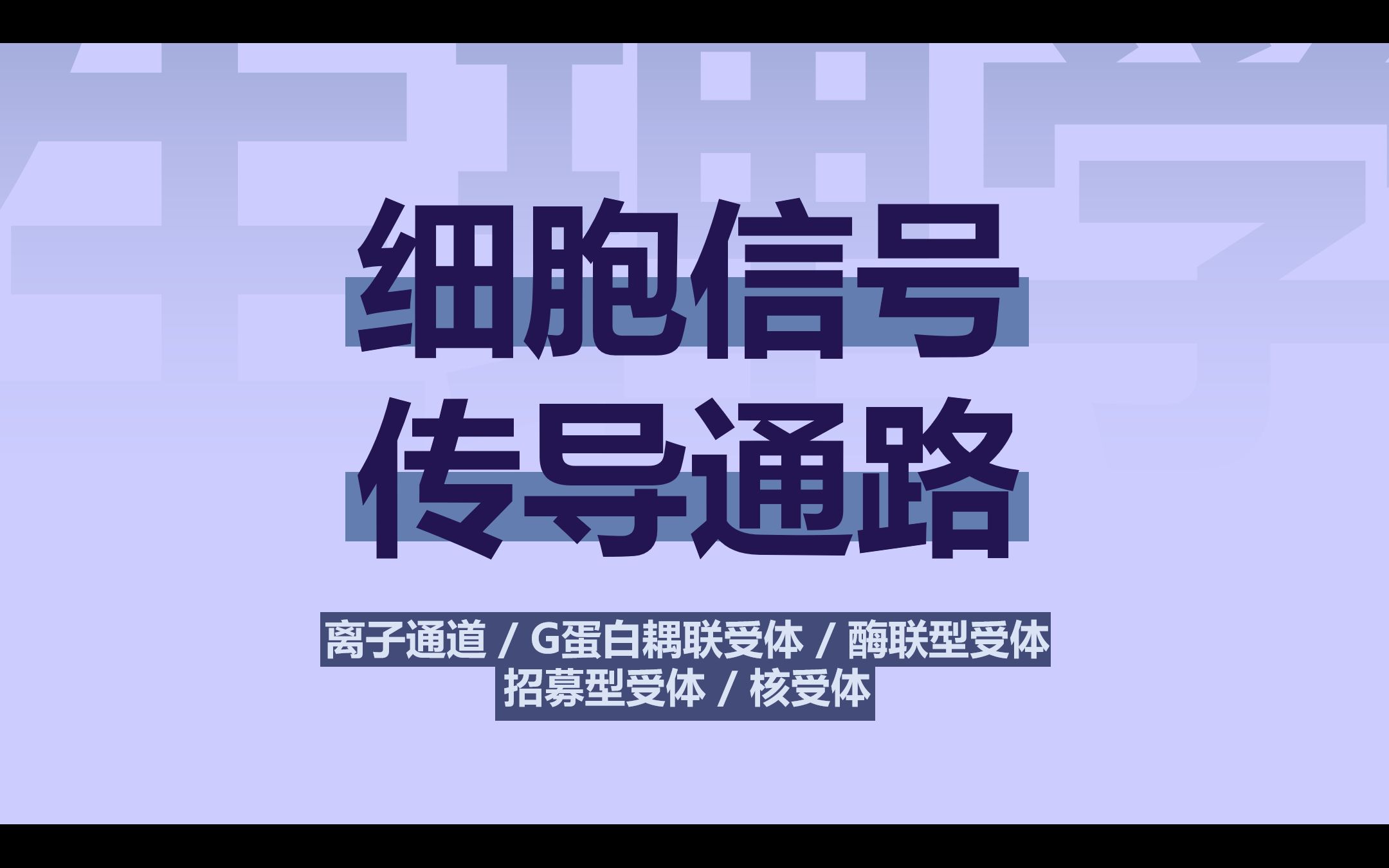 生理/细胞:速通生物体内的信号传导通路(G蛋白耦联受体,第二信使,级联反应等)哔哩哔哩bilibili