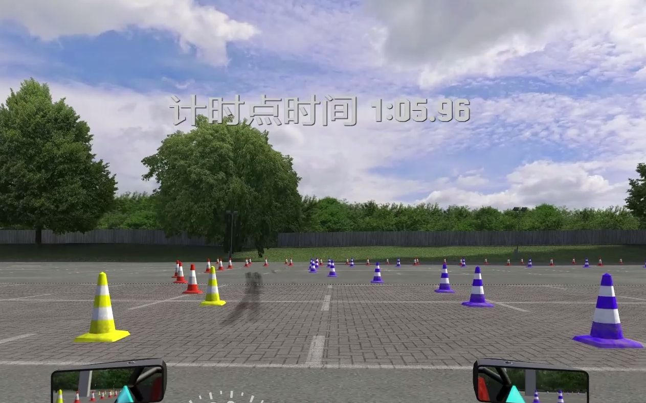 【LFS&FSAE】珠海Endurance单圈1:05.96轻调校哔哩哔哩bilibili