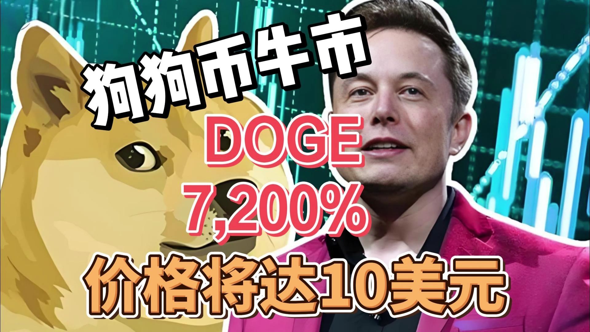 狗狗币或将迎来 7,200% 的牛市,预计狗狗币价格很快将达到 10 美元哔哩哔哩bilibili