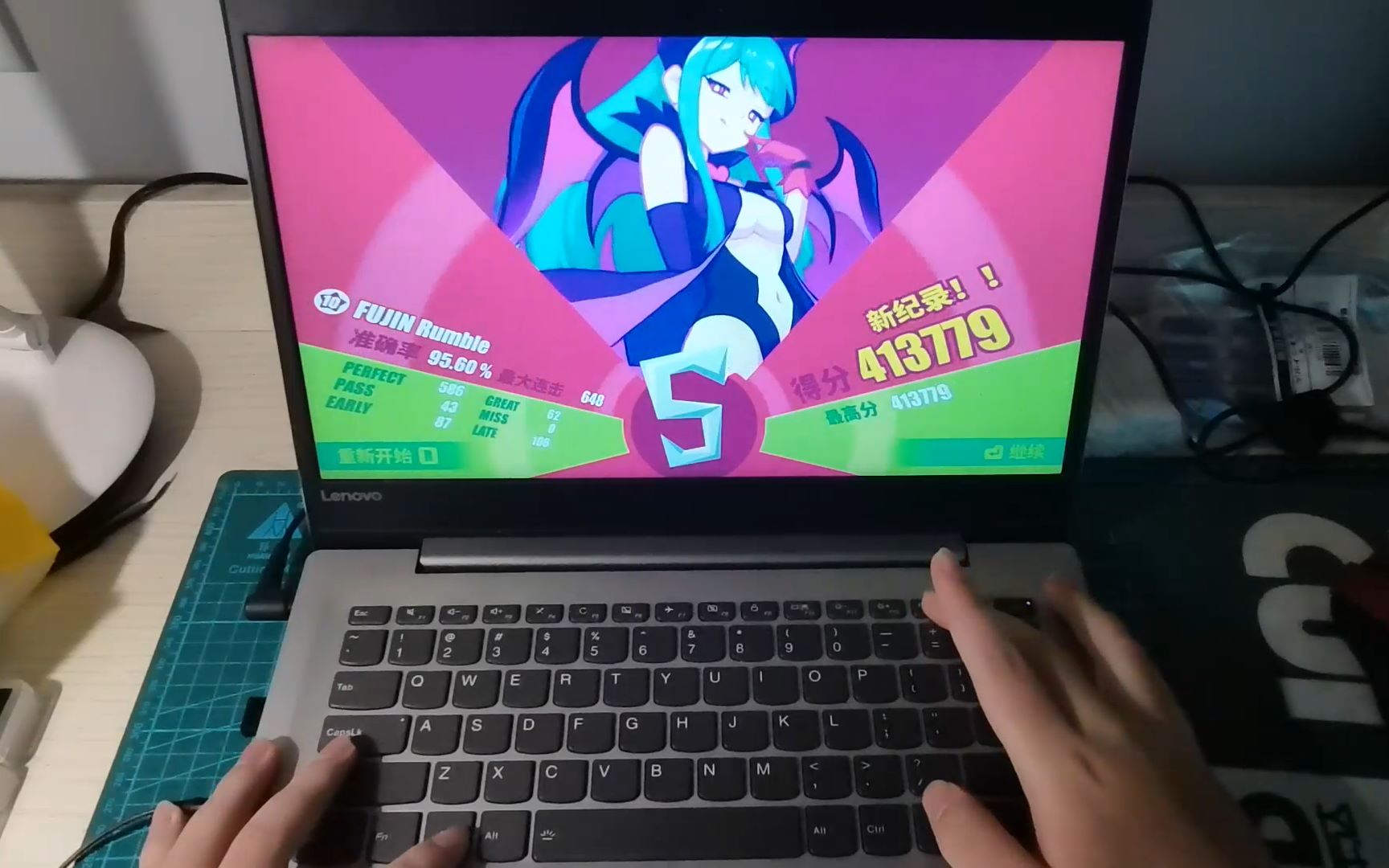 fujin rumble  风神 muse dash手元 lv.10