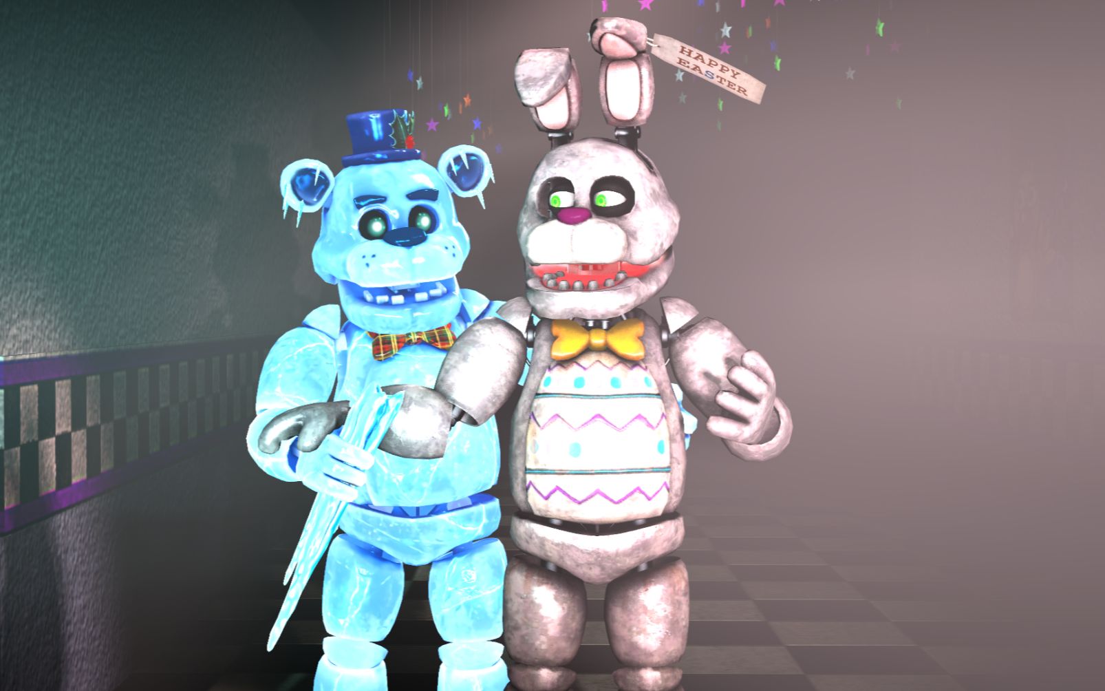 fnaf自制ar更新复活兔2终于登陆 白蛋邦尼