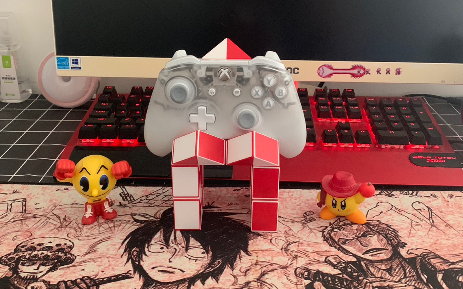 xbox绝对领域幻影白开箱和对比