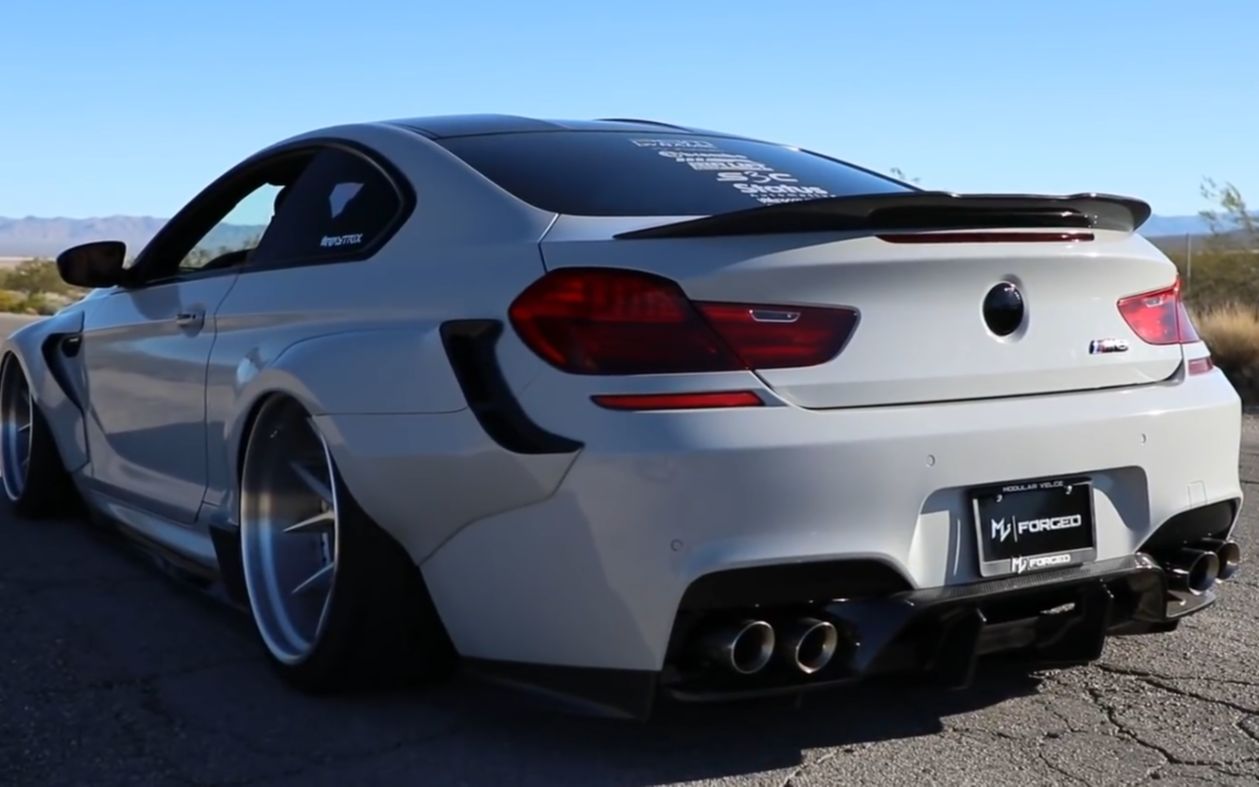 沙漠悍马psmdynamic宽体宝马f13m6armytrix全段阀门排气mvforged锻造