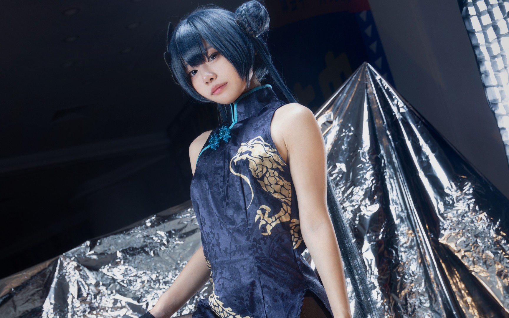 【碧蓝档案妃咲cos】身高一米五的妃咲会长?