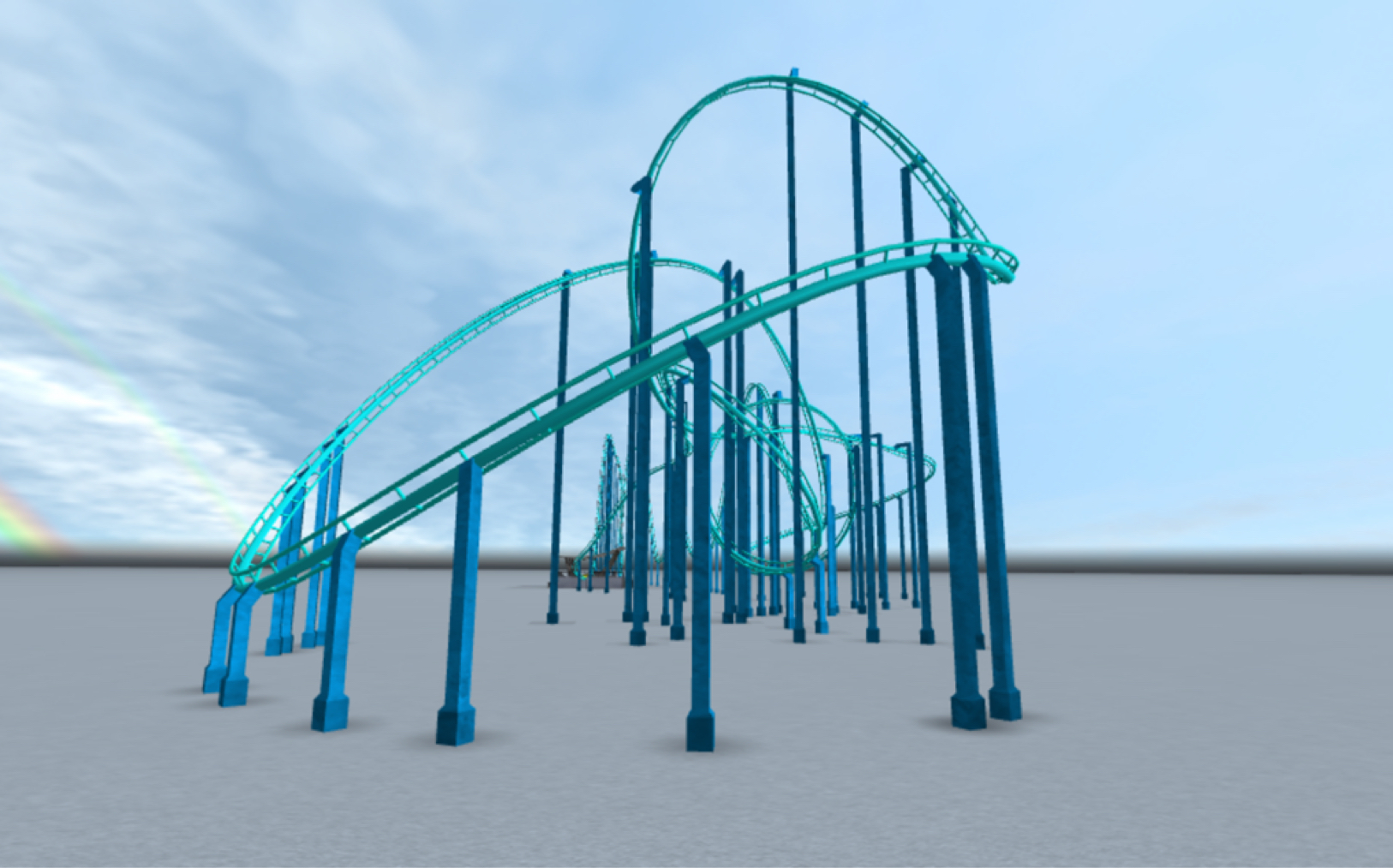 aircoaster超大型宽翼式过山车落雁多视角pov