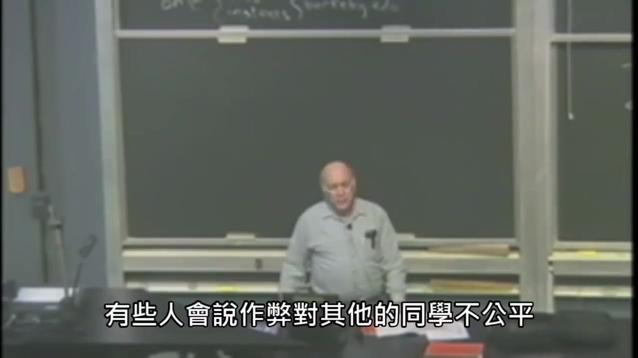 [图]作弊对其他同学不公平？教授告诉你不该作弊的真正原因 (中文字幕)