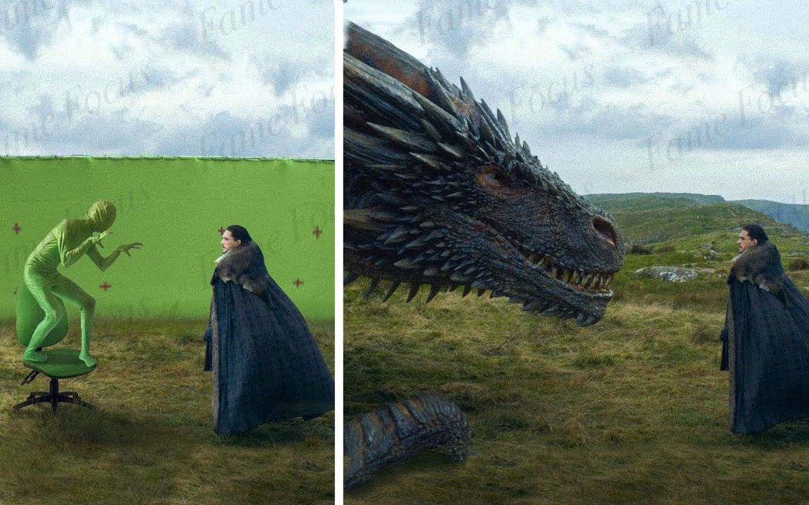 [图]【开眼】权力的游戏 特效解析 | Amazing Before & After Hollywood VFX- Game of Thrones Season 7