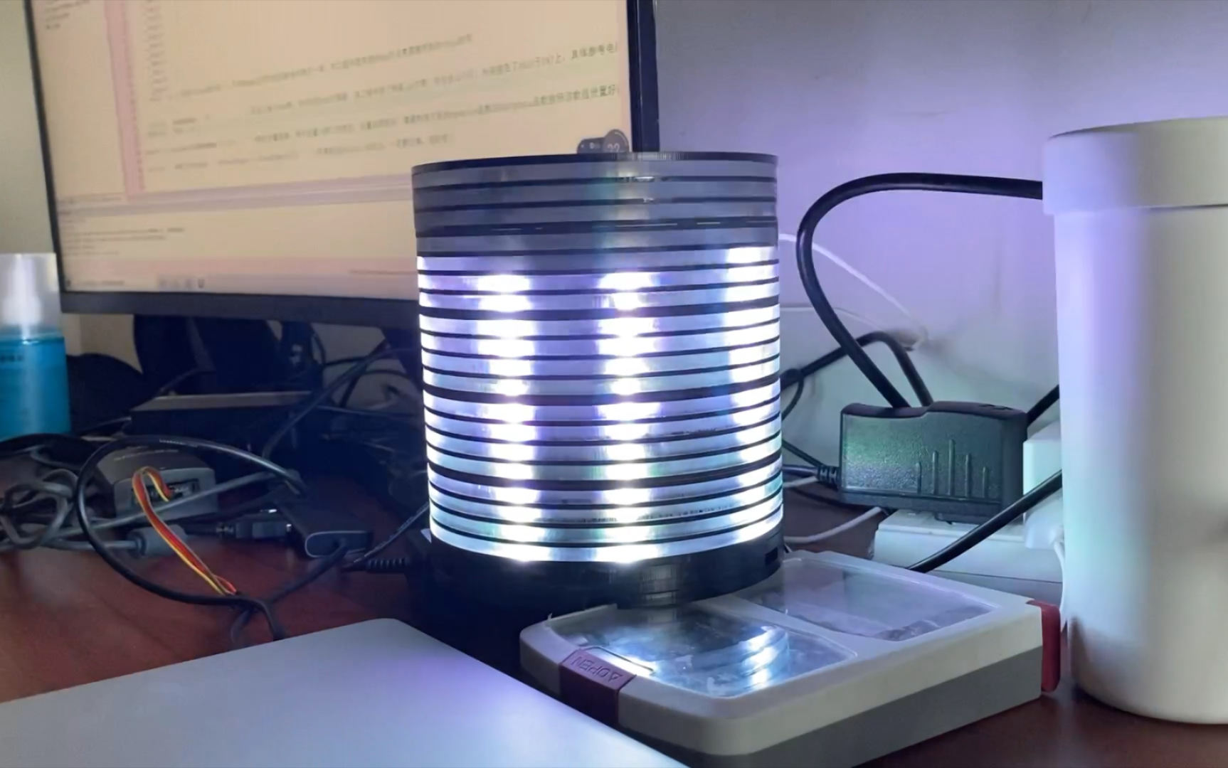 自学嵌入式后的第一个作品频谱灯展示下勿喷