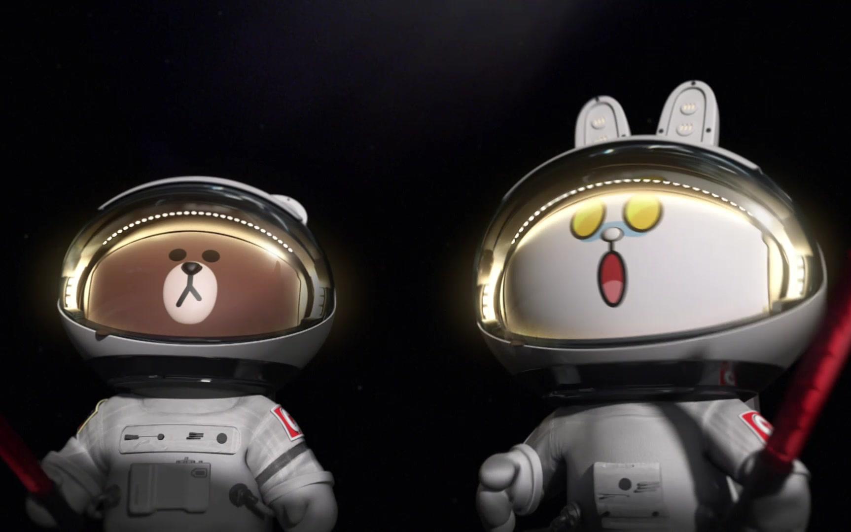 samsung galaxy and line friends - teaser