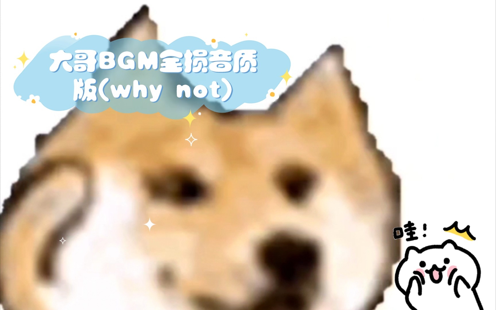 大哥BGM全损音质版(why not)哔哩哔哩bilibili