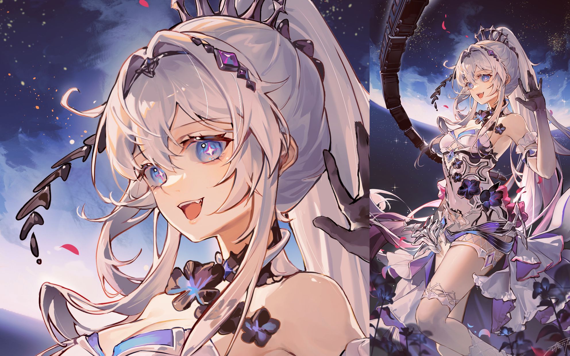 【绘画过程含解说】琪亚娜,毕业快乐