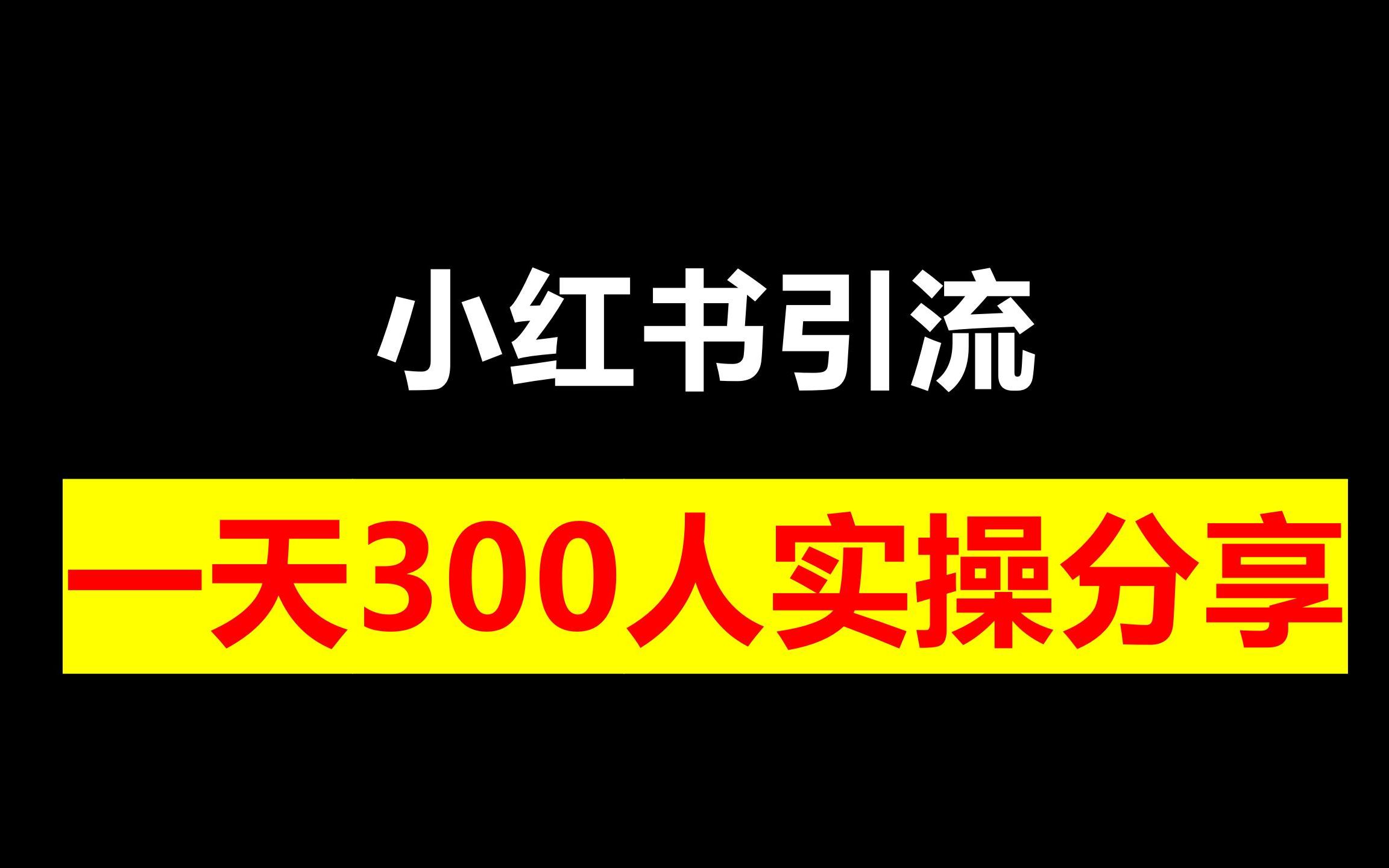 小红书引流,一天300人加某信,实操分享哔哩哔哩bilibili