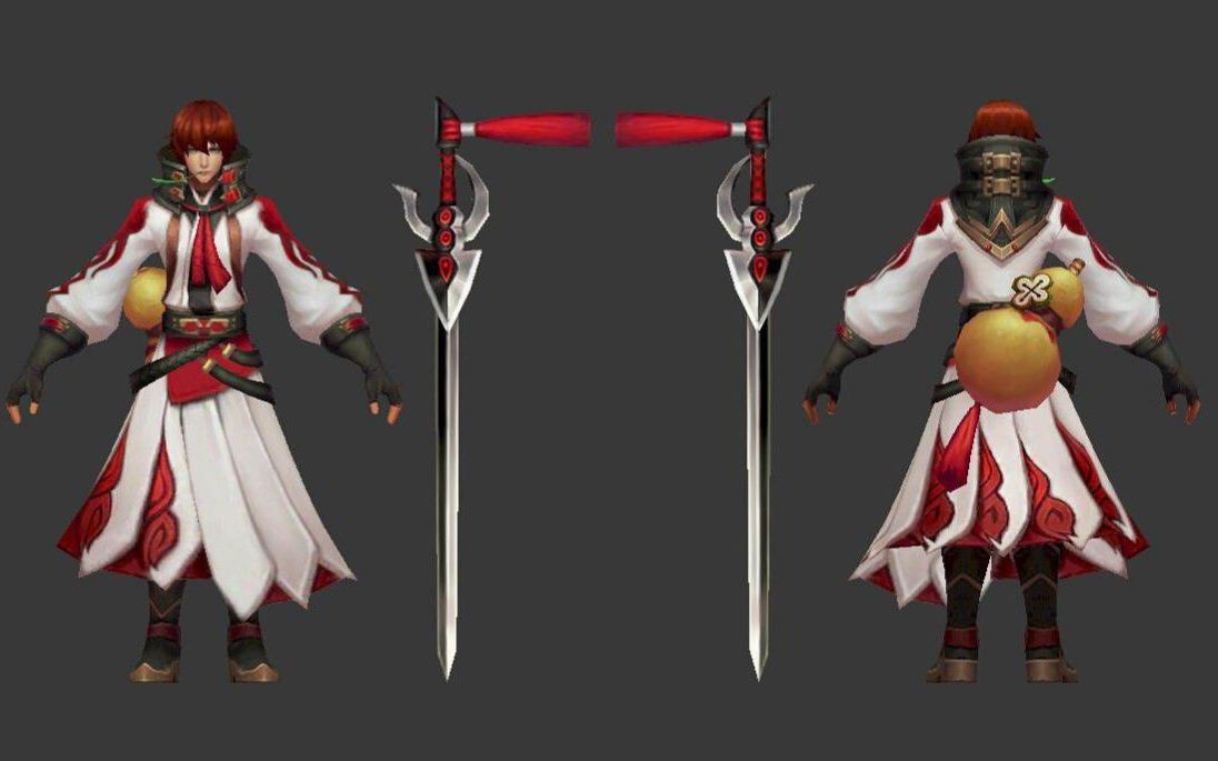 【王者荣耀】3dmax李白建模一_哔哩哔哩 (゜-゜)つロ 干杯~-bilibili