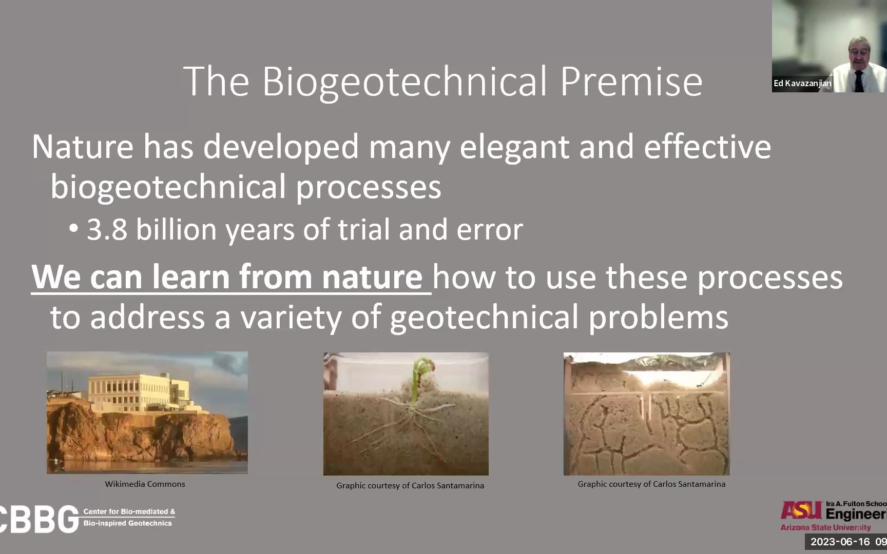 美国亚利桑那州立大学Edward Kavazanjian教授讲座:减灾、环保和基建中的生物修复岩土技术哔哩哔哩bilibili
