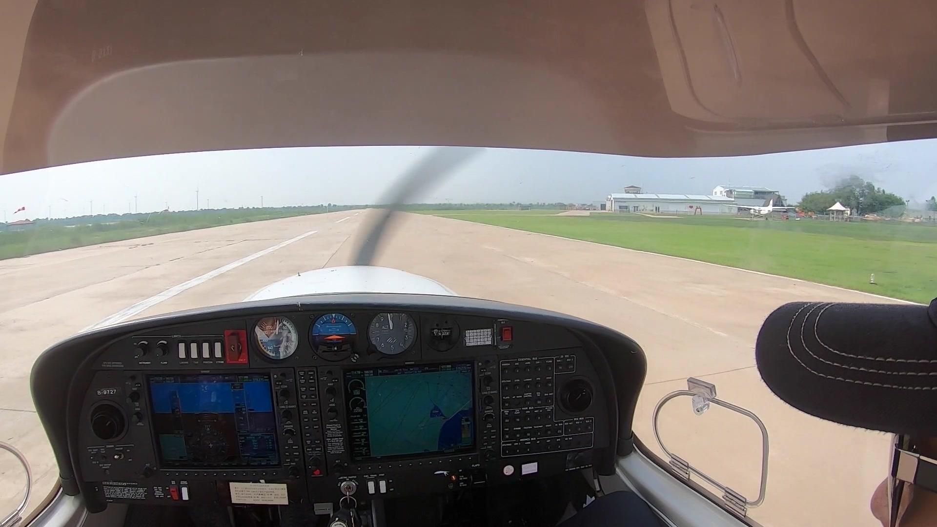 空中换座(纪念学飞第一次da40d转场飞行)