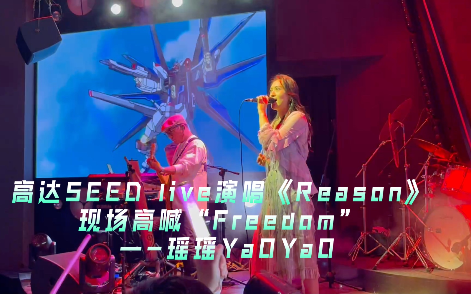 [图]在高达SEED live演唱《Reason》 现场高喊“Freedom” --瑶瑶YaOYaO