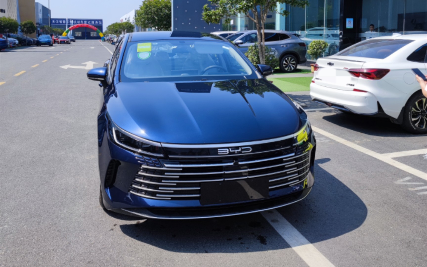 老爸终于同意买byd啦 驱逐舰05 墨石蓝提车