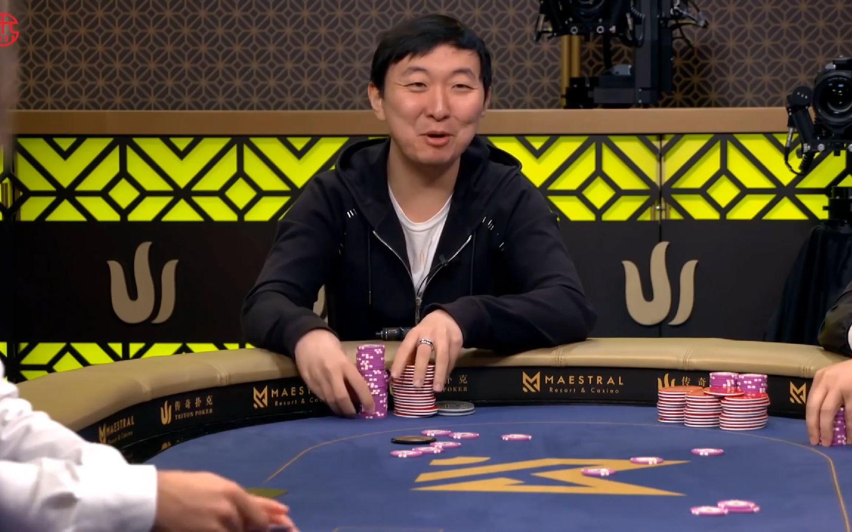 【朱杰德州扑克】2018年全明星超高额现金桌黑山站短牌系列 11集(上)