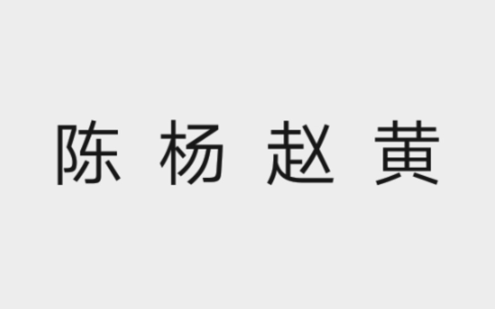 【百家姓签名设计练习2】 陈浩南 杨玉环 赵子龙 黄飞鸿哔哩哔哩bilibili