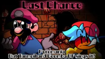 Download Video: Last Chance / Pyromania but Turmoil and Goomba BF sings it (FNF Cover)