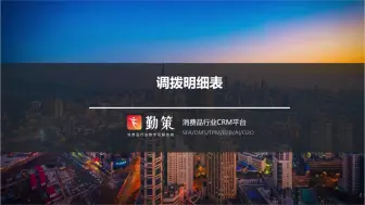 Tải video: 调拨明细表