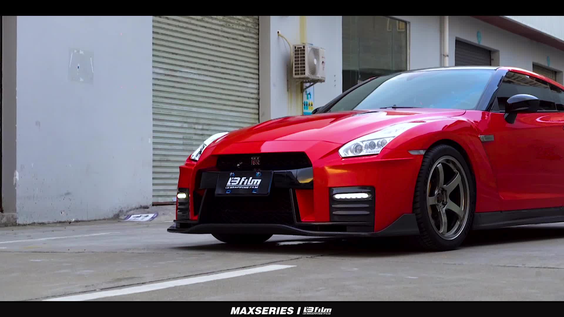 lbfilm改色膜芝加哥红gtr