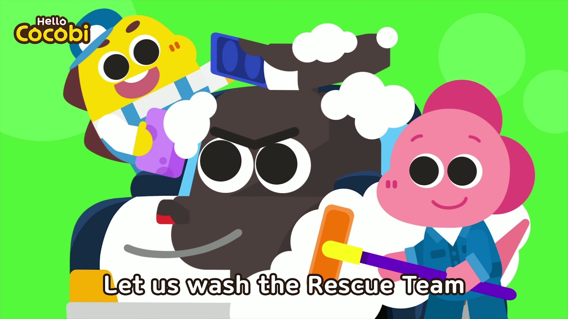 洗车歌儿童早教英文歌英语启蒙汽车动画car wash song07street