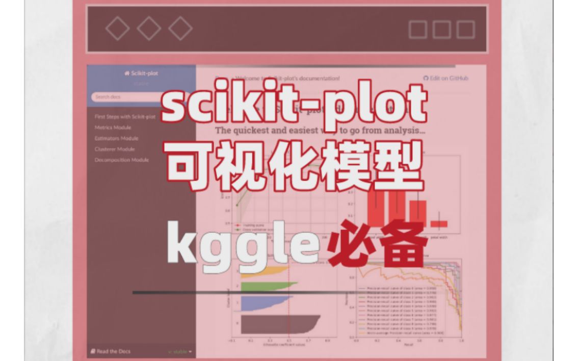 Kaggle必备:机器学习er必看,scikitplot可视化模型功能大全哔哩哔哩bilibili