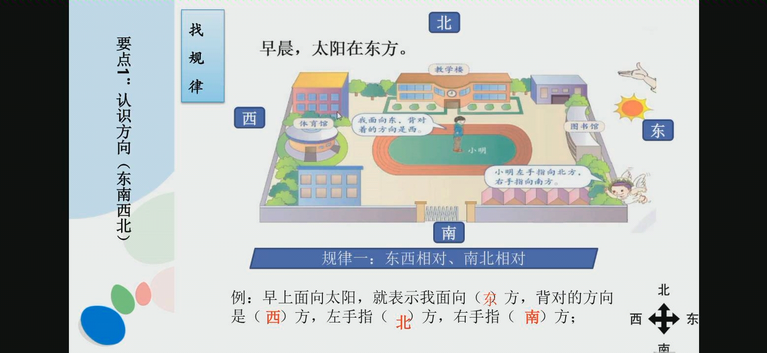 [图]北师大版数学（2下）方向与位置