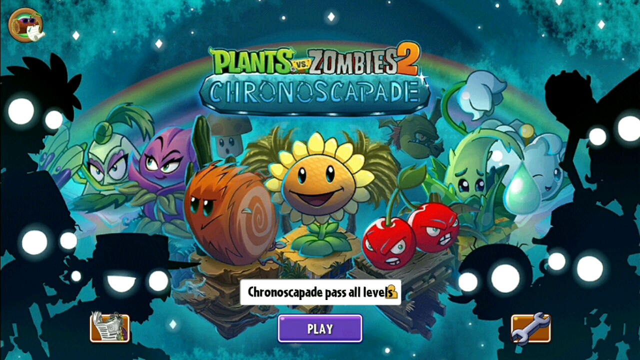 [图]pvz2国际版直线地图魔改版 全通关 全解锁植物 无限金币和钻石