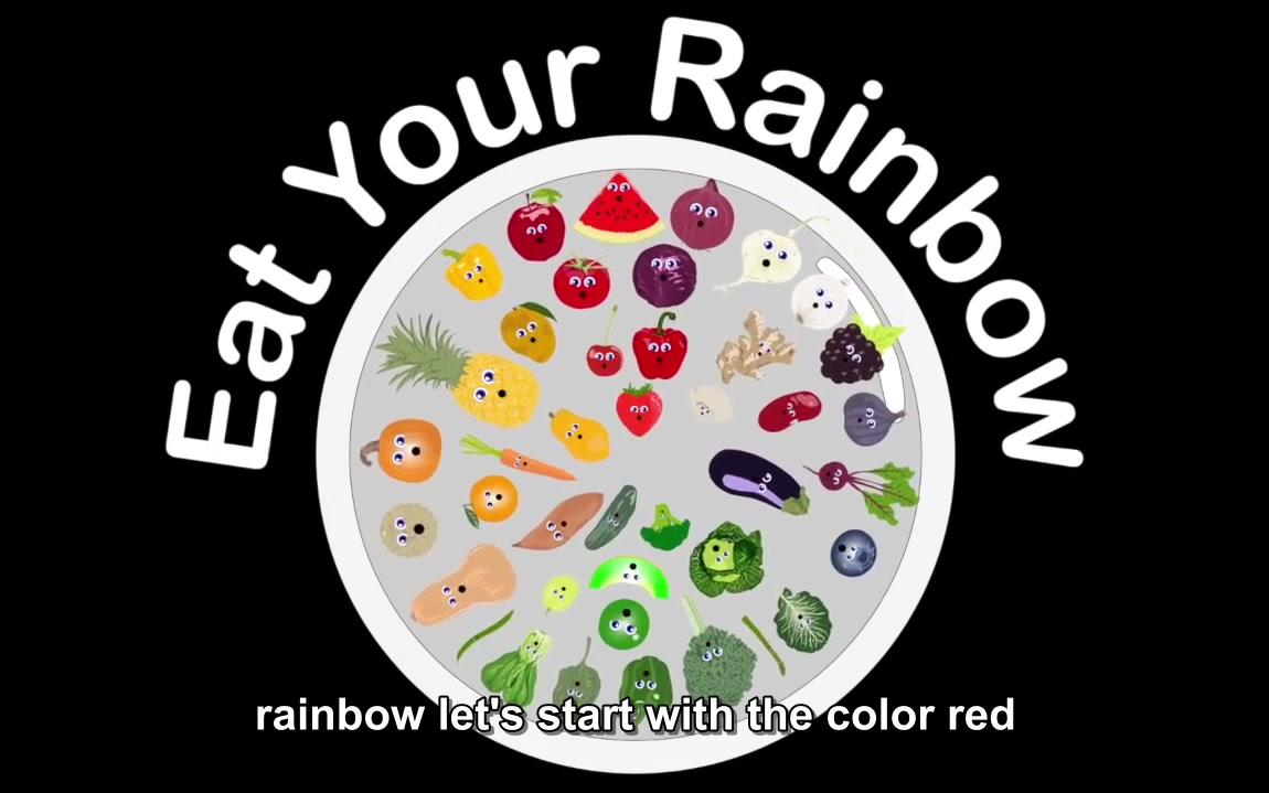 [图]水果蔬菜之歌之Eat Your Rainbow（英文字幕）