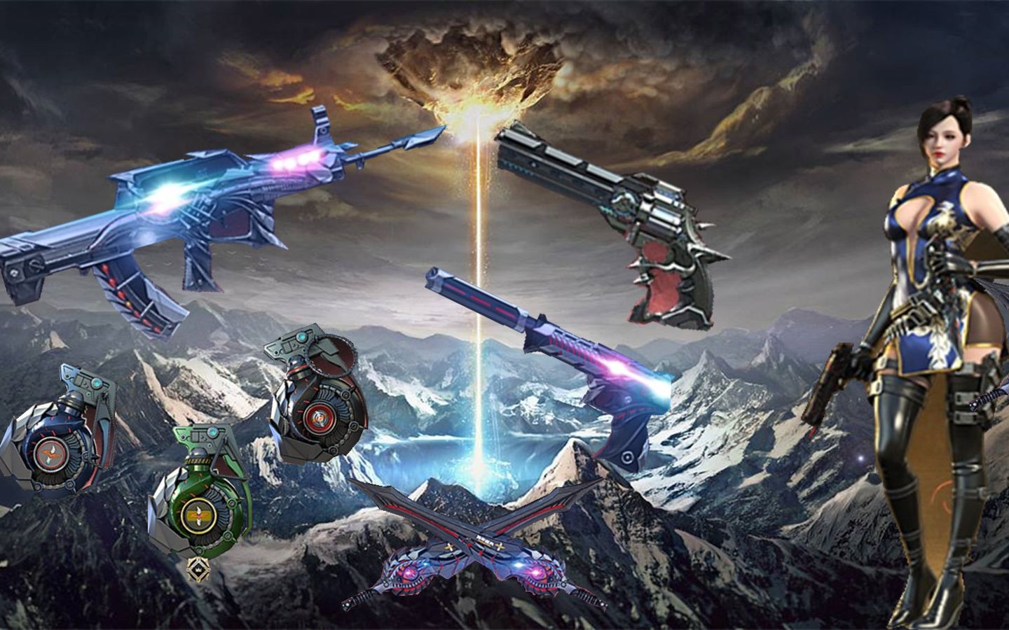 穿越火线丨迟到的武器测评 泰坦十周年系列 测评