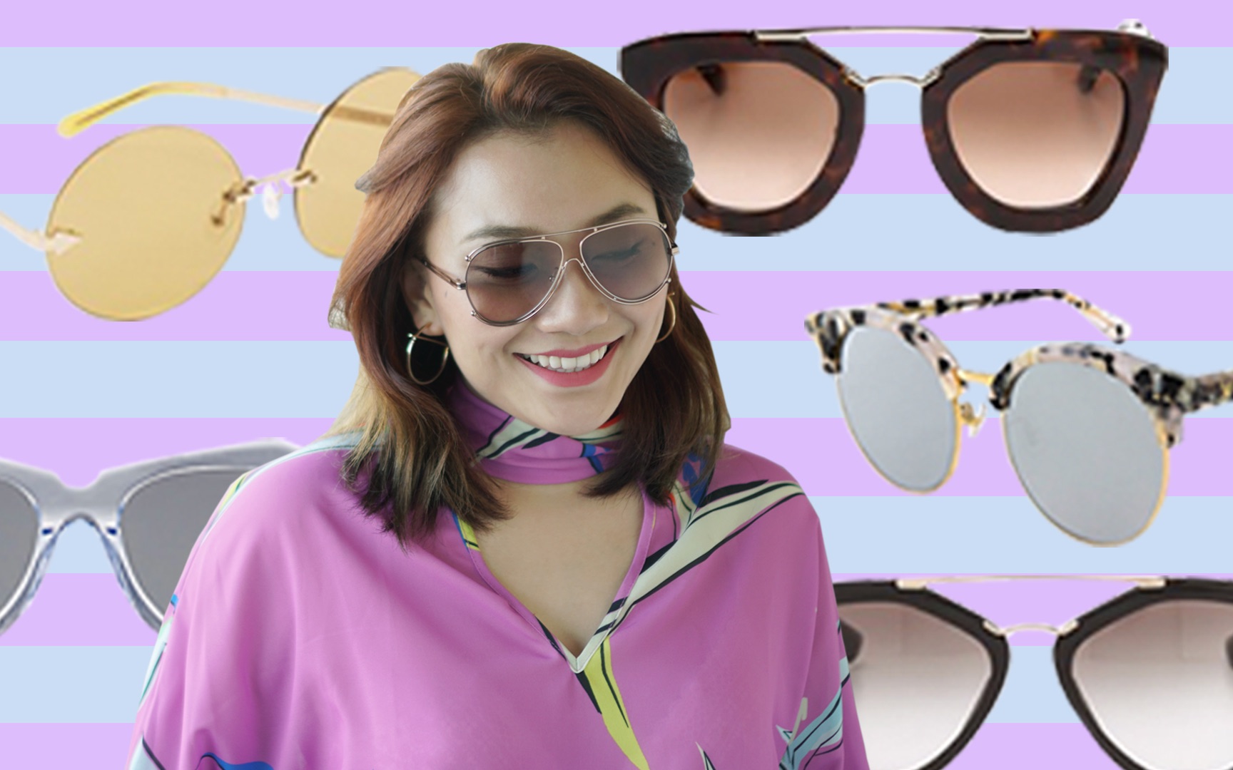 超大型墨镜分享chanelchloepradagentlemonster李文鱼大哥哥