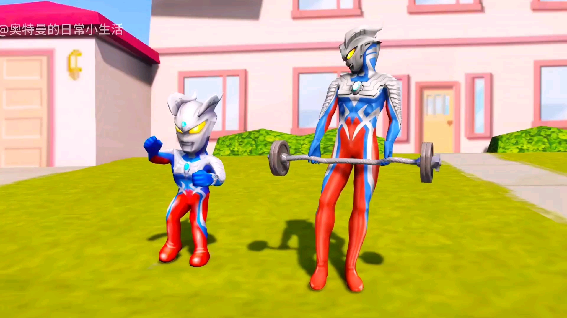 赛罗奥特曼和迪迦奥特曼去执行任务,没想到被雷德王发现了