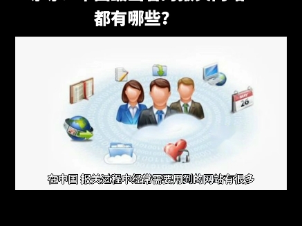 中国有哪些报关经常要用到的网站比如说查商品编码、查关税税率、查放行状态、查船期等等?中国最出名的报关网站都有哪些?#报关常用网站#中国最出名...