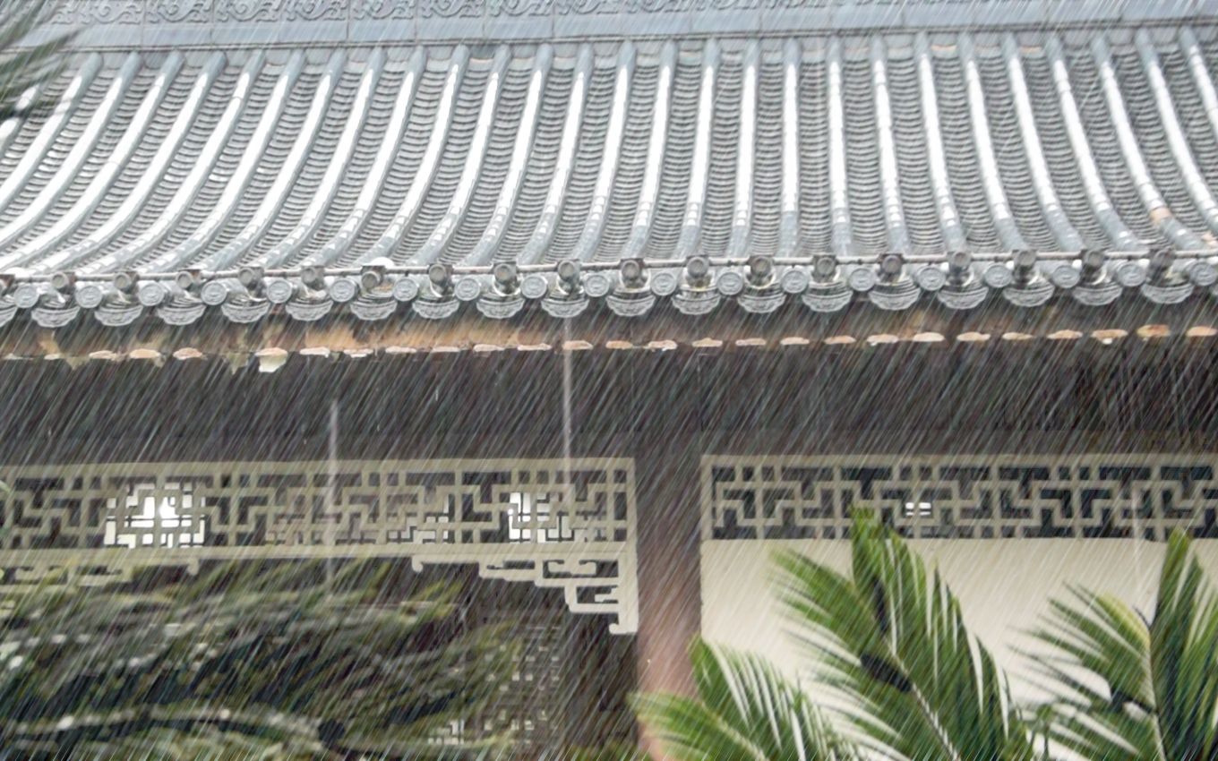 [图]【白噪声】帘外雨潺潺，春意阑珊