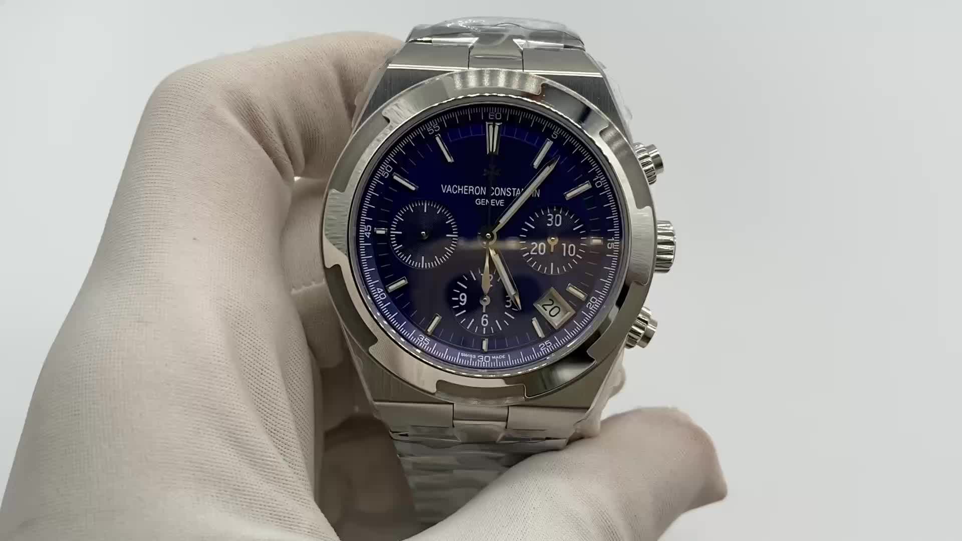 8f江诗丹顿纵横四海系列5500v蓝盘腕表评测