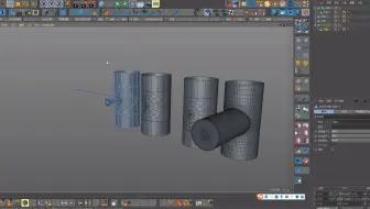 C4d变形器中收缩包裹的运用，改线与模型布线制作挖洞