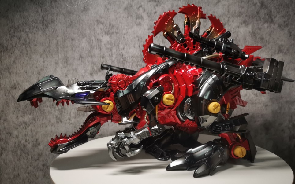 多美卡索斯机械兽zw33歼灭棘龙喷涂展示(71˙▽˙71)