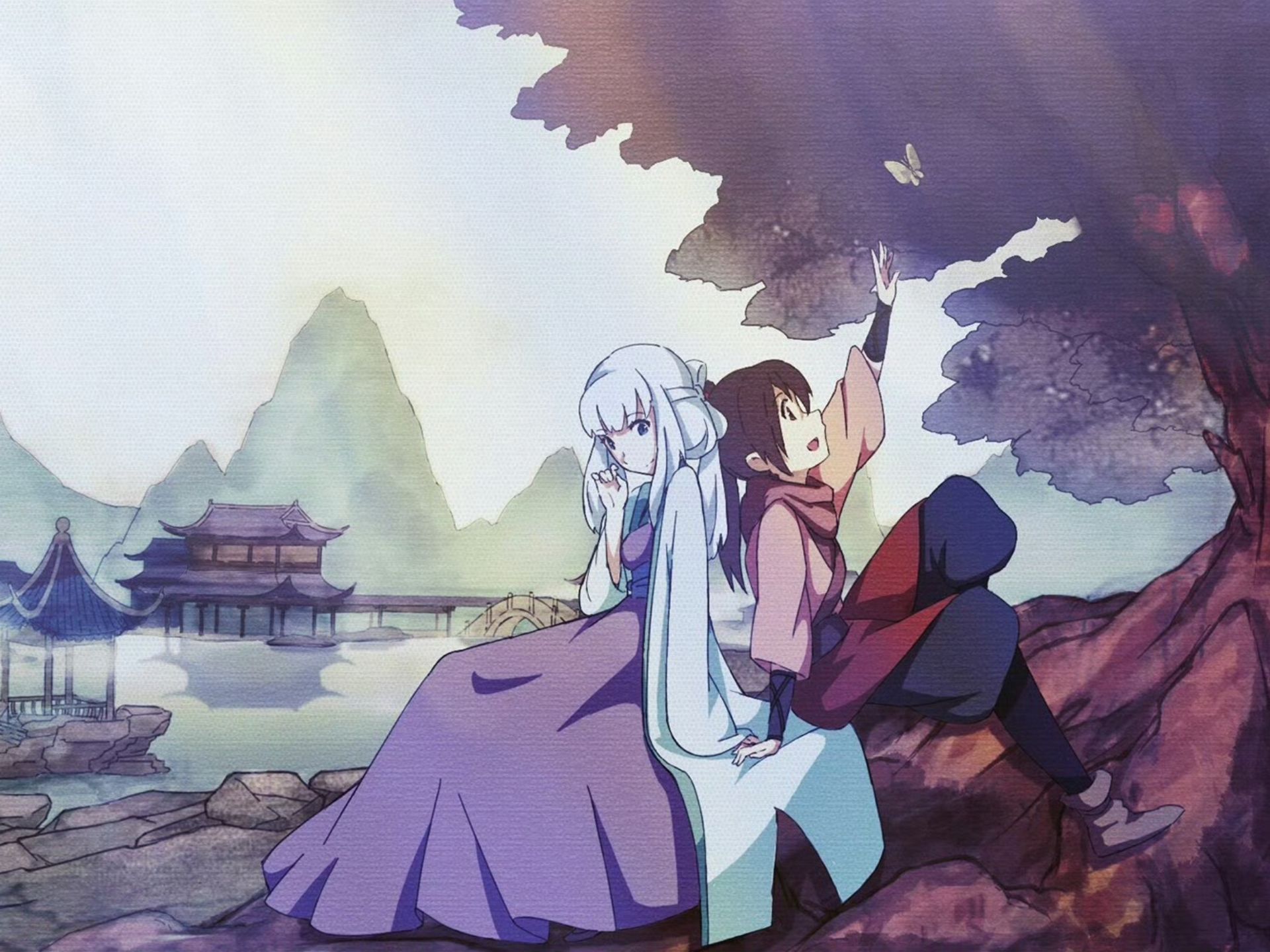 扫描分享:《风灵玉秀》设定集1——最初的设定集