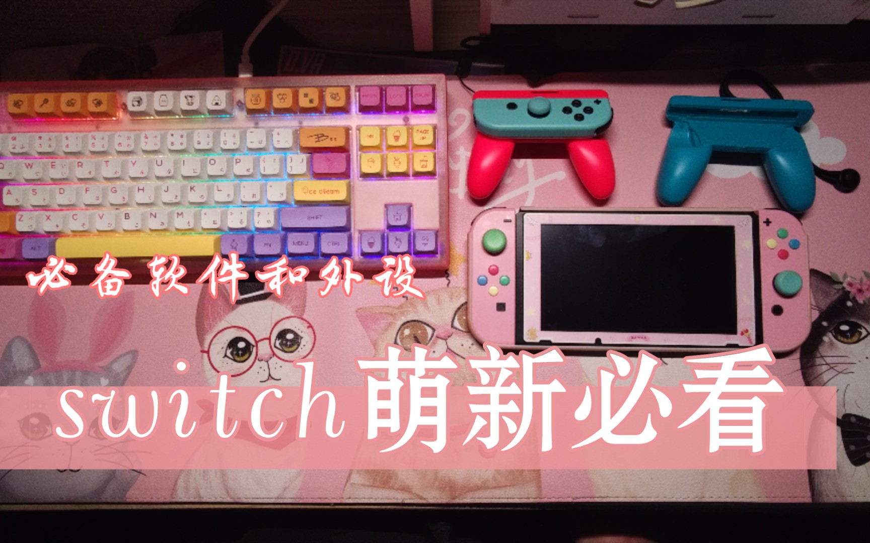 【声控】任天堂switch萌新玩家必看必备的外设和软件app哔哩哔哩bilibili