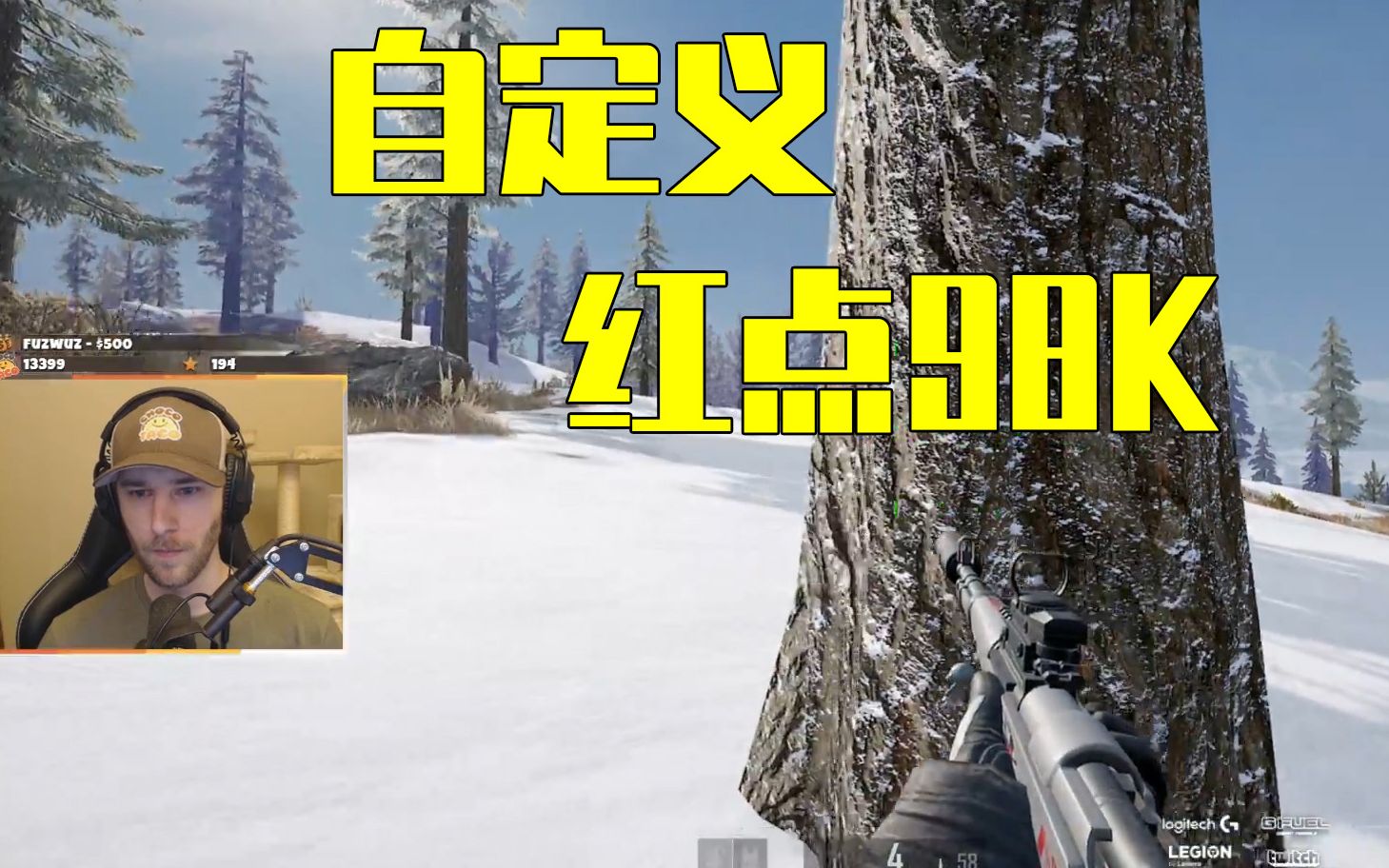 choco不愧是狙神红点98k照样准绝地求生