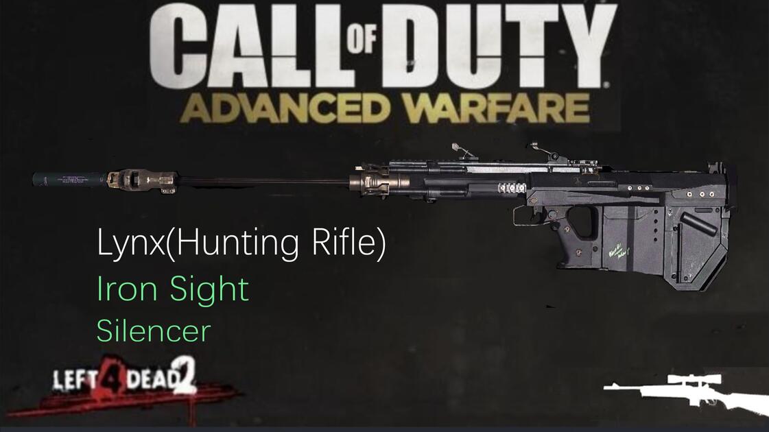 给COD11的Lynx做了个适合多特的消音机械瞄具版本（并非适合_游戏热门视频