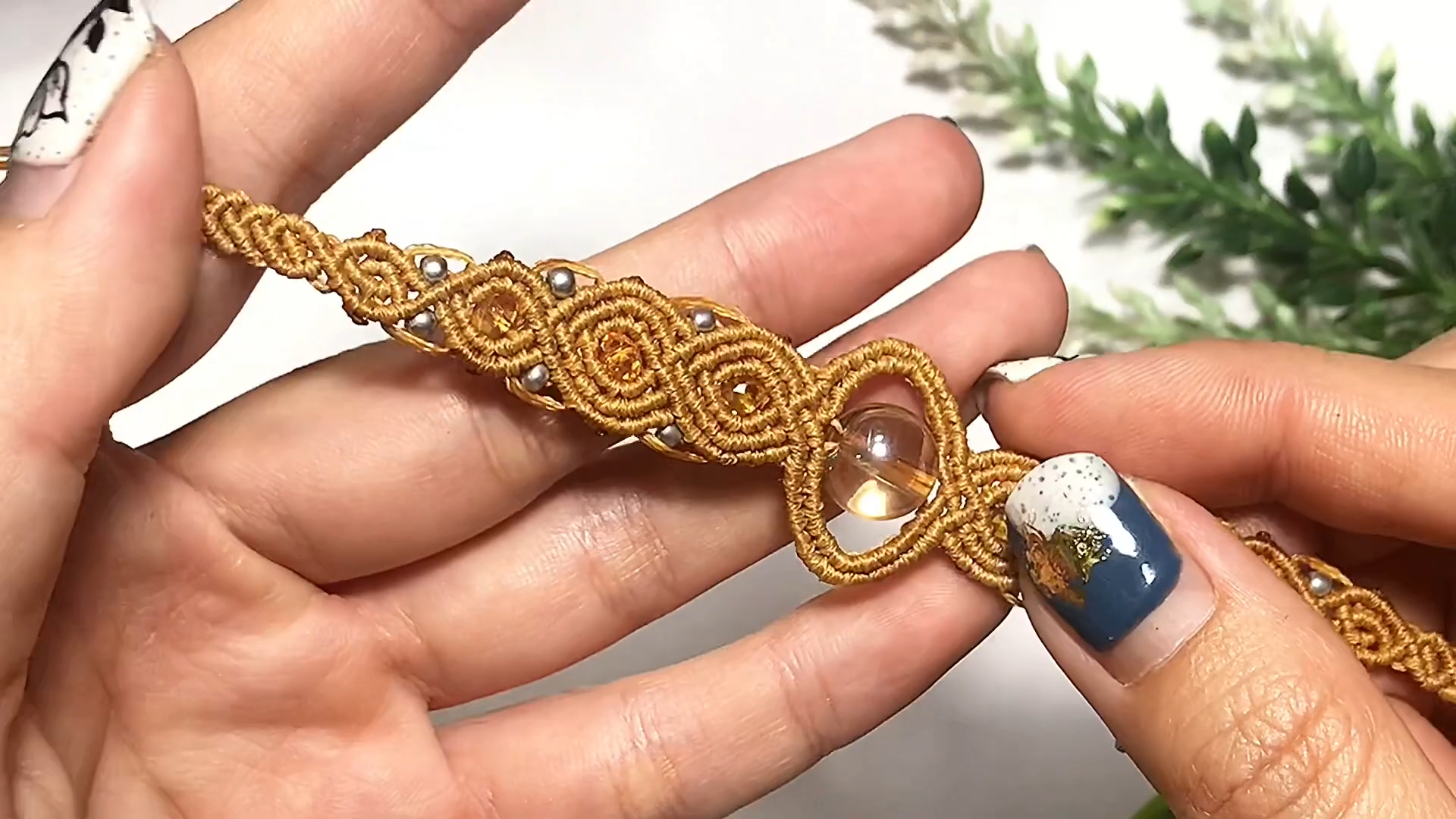 【myow handmade】手链绳编教程284 macrame bracelet _ myow 284