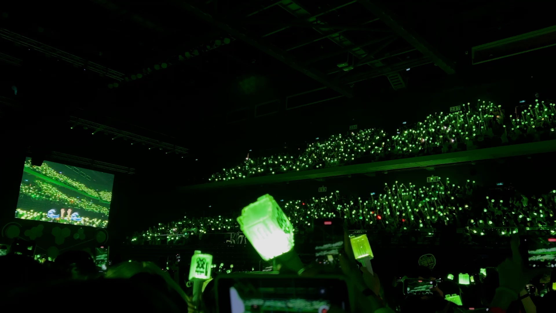 那晚的人浪绿光应援棒 超梦幻美好瞬间nct dream