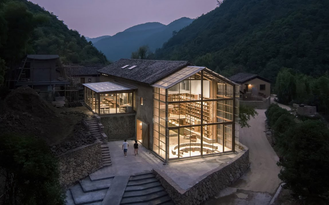 Dezeen年度室内设计项目胶囊旅馆和书店 by Atelier Tao+C  D哔哩哔哩bilibili